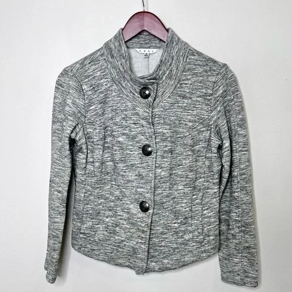 CAbi gray hourglass blazer jacket size small style #596 size small - Picture 1 of 5